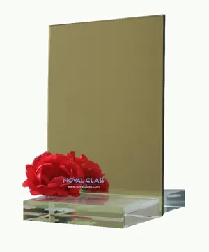 Crystal yellow silver mirror