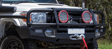 Steel Bull Bar for Land Cruiser 70 Series