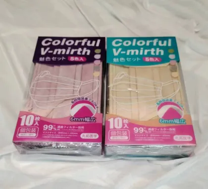 Disposable flat face mask