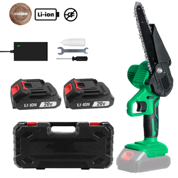 550W Rechargeable Mini Electric Chainsaw with 12m/s Chain Speed and Tool-Free Tensioning