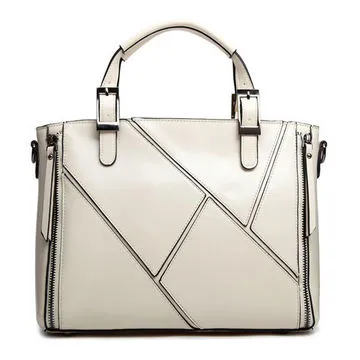 Comely Lady Genuine Leather Handbag, Elegant and Fashionable