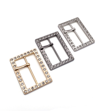 Decorative Alloy Rhinestone Chair Sashes with Rectangle Rhinestone Sliders and Metal Belt Buckles for Dress Accessories