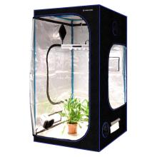 Hydroponic Plant Growing Tent with Window Black