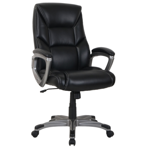 Adjustable Bonded PU Leather Manager Chair with Armrest