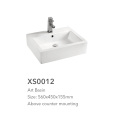 Lavabo de cerámica con lavabo de encimera XS0012