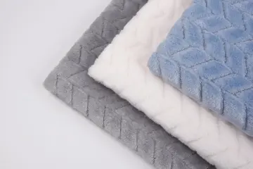 Flannel Jacquard Knitting Fabric