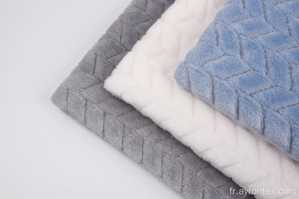 Tissu de tricot Jacquard en flanelle