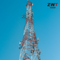 Torre de treliça durável de 4 pernas para uso externo