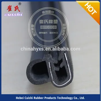 rubber car door protective epdm seal strip