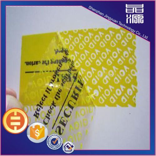 Custom Tamper Evident Security Labels