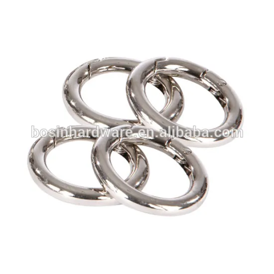 2015 New Design High Quality Metal Purse Accessories Ring Carabiner