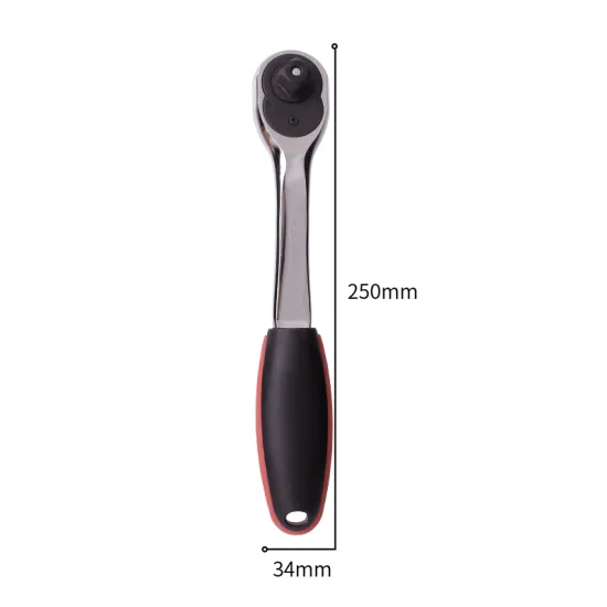 Deli DL2522 Hand tools multifunctional torque rachet socket wrench spanner 12.5mm 72teeth