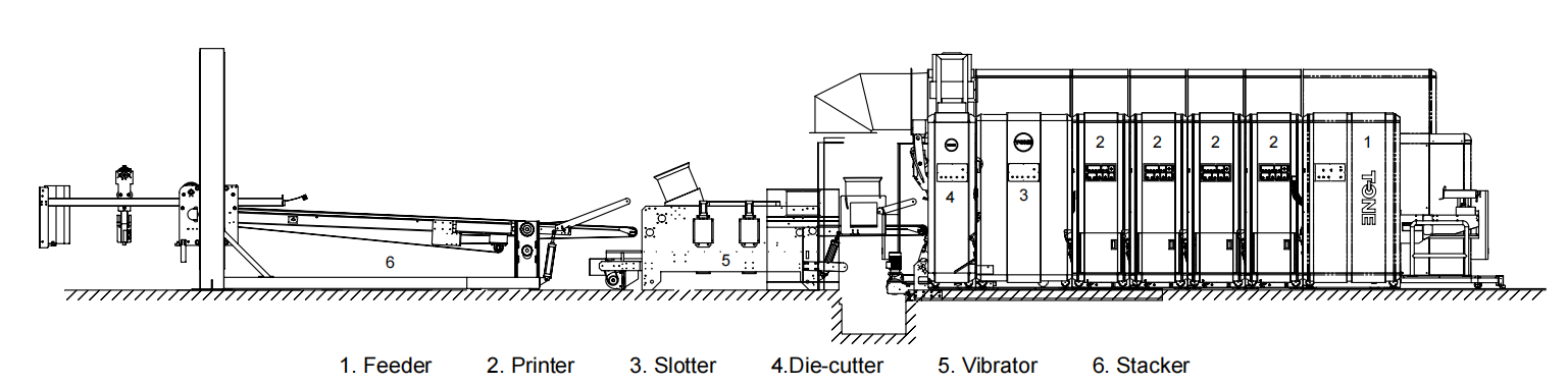 High speed printing slotting d2