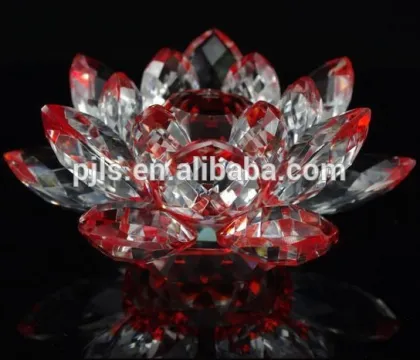 Crystal Lotus Flower, lotus flower candle holder wholesale