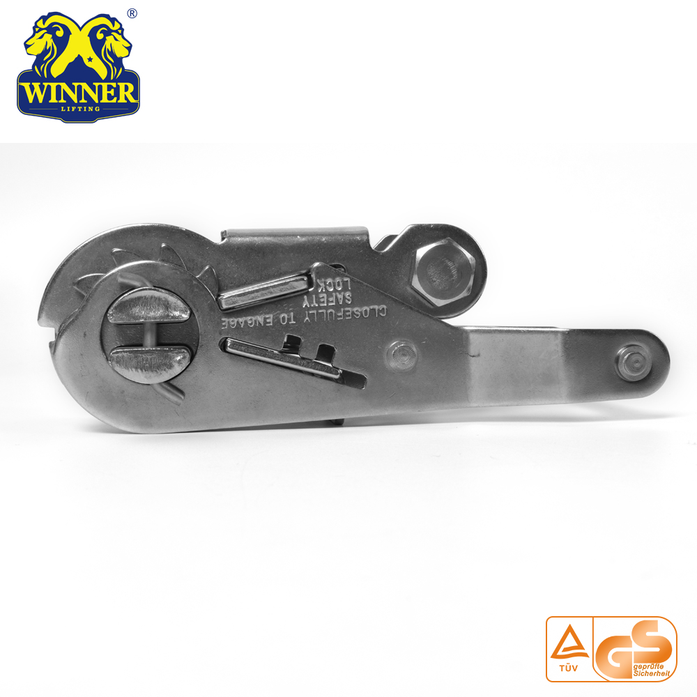 Stainless Short Steel Handle Ratchet Tie Down Ratchet Buckle