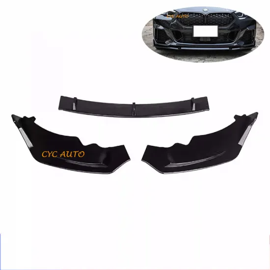 Carbon Look Performance Front Lip ABS Gloss Black Splitter for BMW 2 Series F44 Gran Coupe 2018-2022