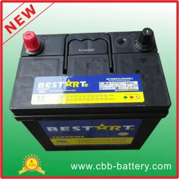 38b20L-Mf JIS Standard Car Battery 12V35ah Mf Auto Battery Storage Battery