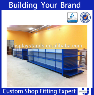 Factory price furniture designed to store supermarket metal shelves rack