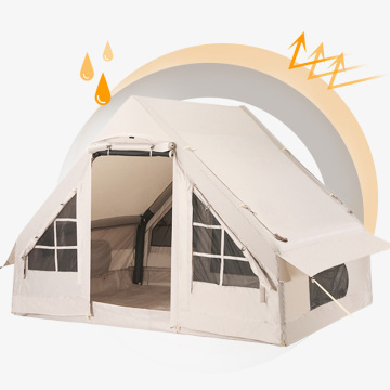 outdoor camping extend cotton air pole glamping inflatable house tent