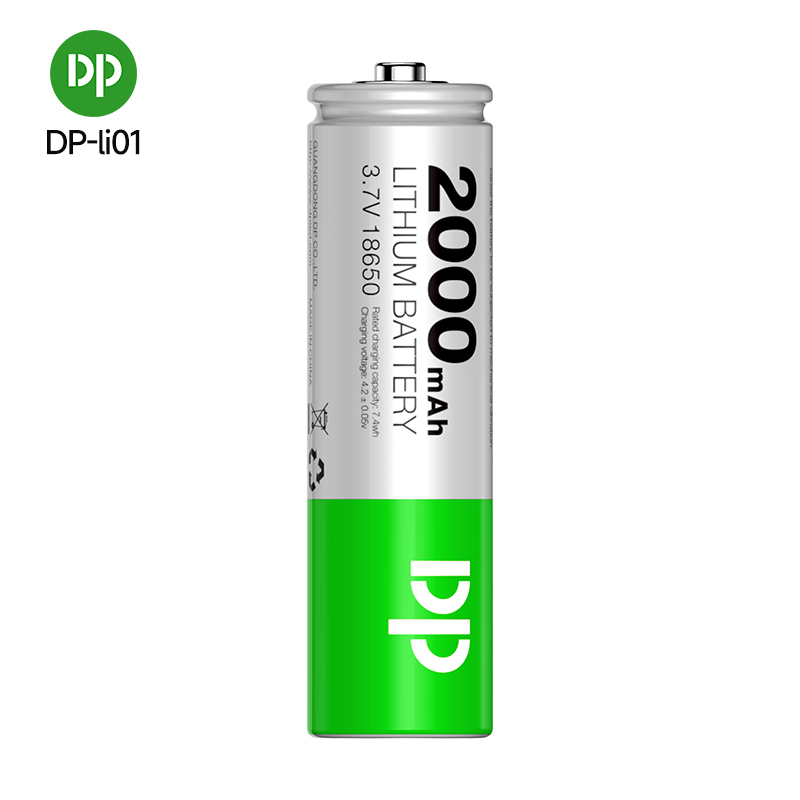 2000mAh Rechargeable 18650 Lithium Battery 4-in-1 set