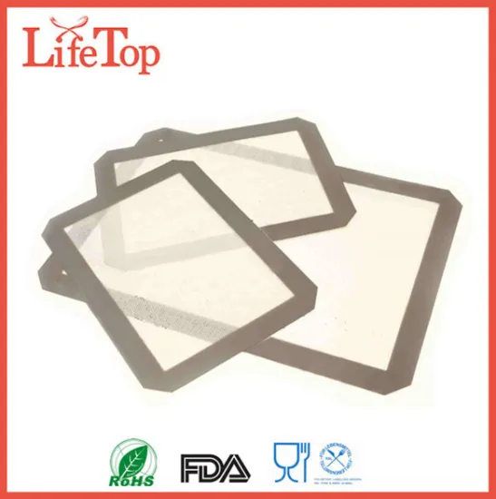 Premium 100% Non-Stick Silicone Cookie Sheet, Silicone Baking Mat Set