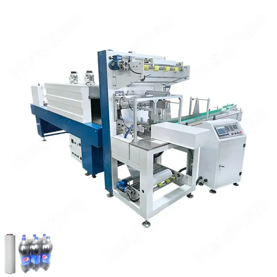Automatic Shrinkage Wrapping Cuff Type Packing Machine for Carbonated Drinks in PET Bottles