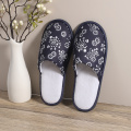 Algodão Lightweight Hotel Unissex Travel Slipper para homens