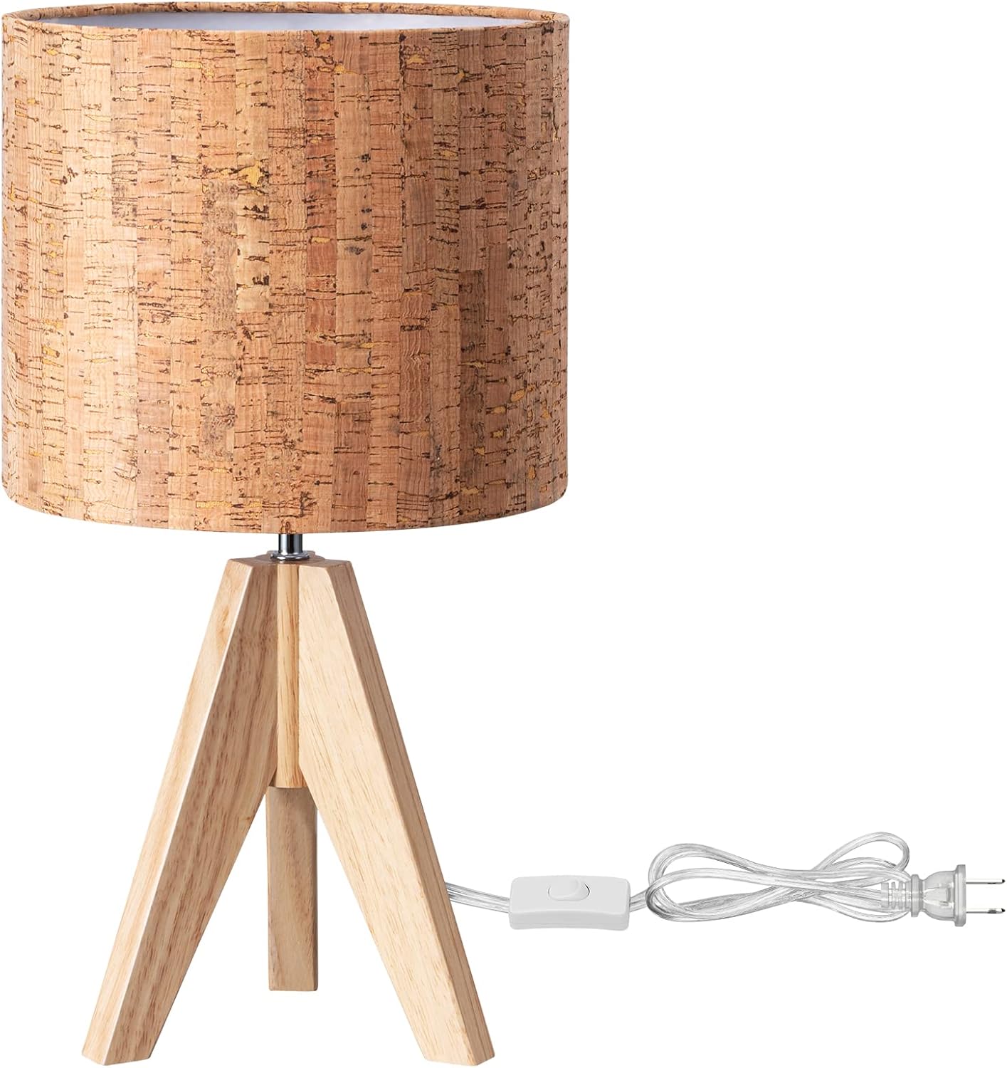 Wood Tripod Bedside Table Lamp (7)