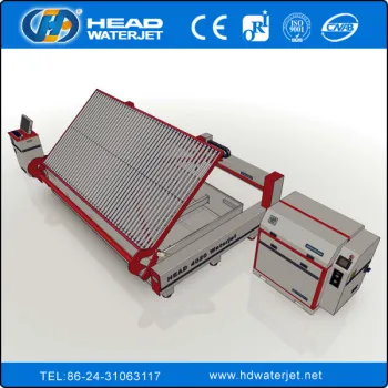 380Mpa waterjet cutting machine for glass