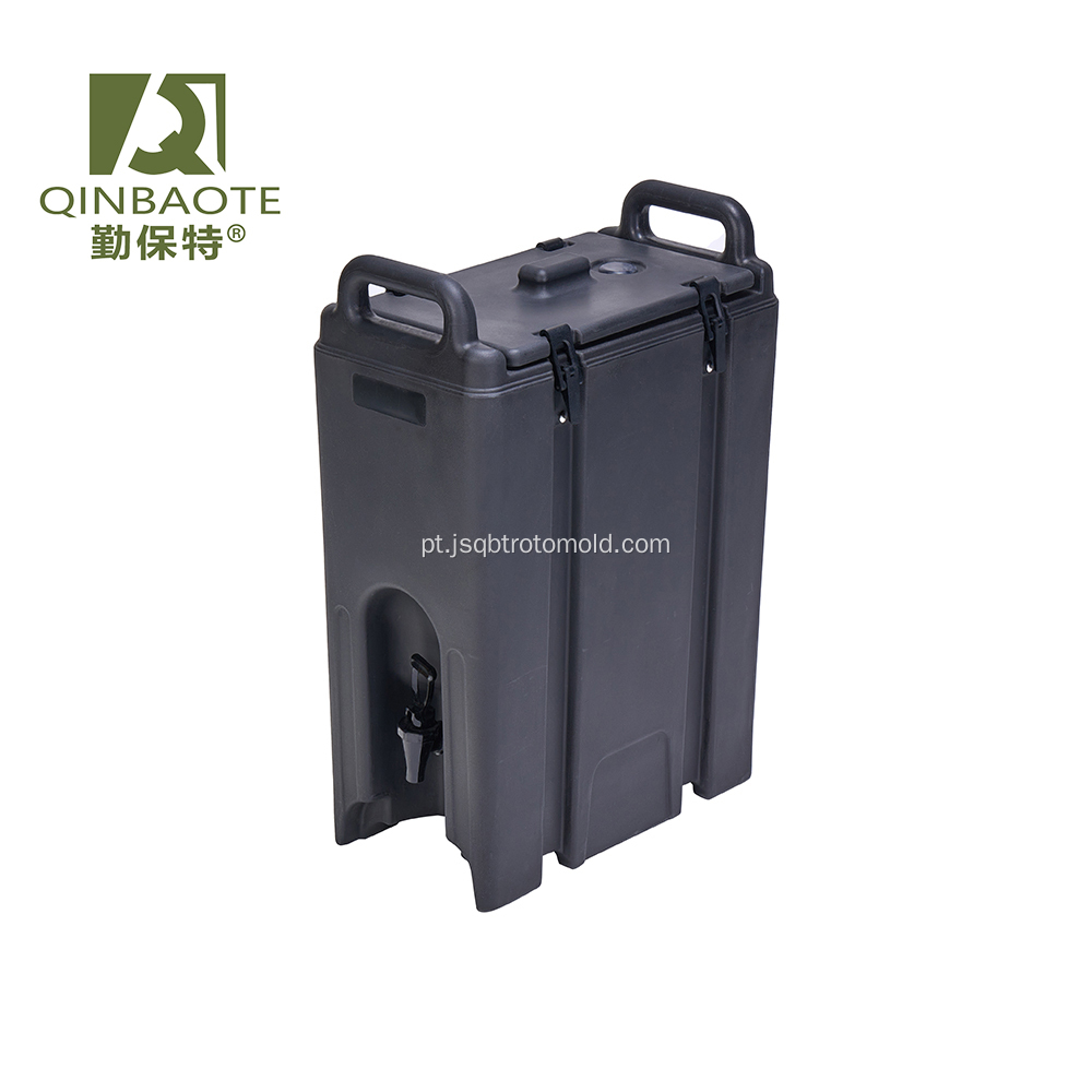 Equipamento de catering Porta-bebidas com barra isolada preta