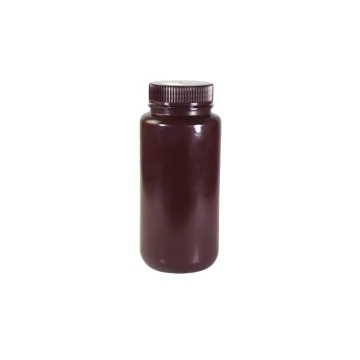 2024 New KRC HDPE Brown Light-proof Reagent Bottles with Wide Mouth
