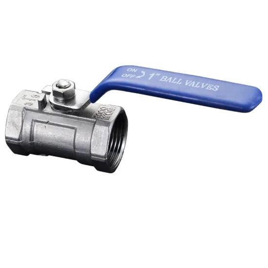 China Manufacture 1PC SS316 Ball Valve with pressure 1000wog