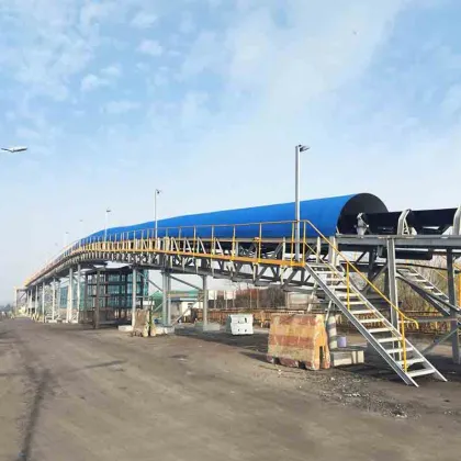 Port Bulk Handling Pipe Belt Machine