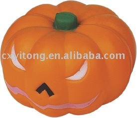 PU pumpkin stress ball