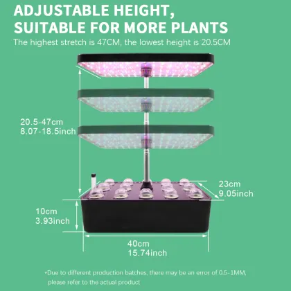 SHENPU Indoor Smart Hydroponic Herb Garden with Accessories
