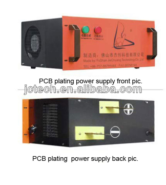 Modular design high frequency DC switch power supply for PCB corrosion