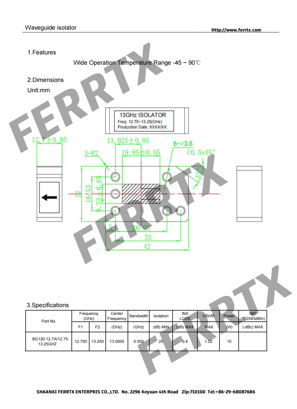 Waveguide Isolators