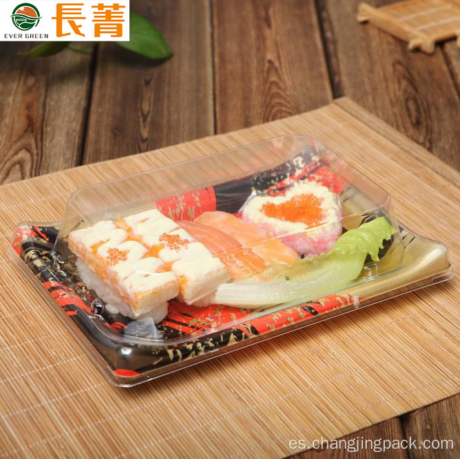 Bandeja de sushi de plástico desechable rectangular BH-15