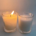 White Glass Tumbler Candle with Extended Burning Time