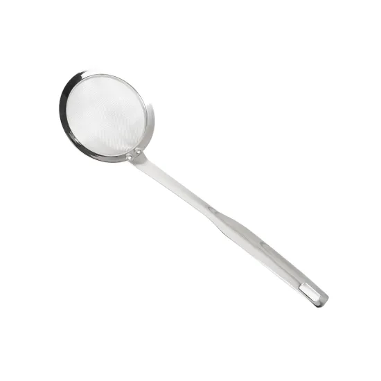 Wholesale Smart Kitchen Gadgets: Stainless Steel Skimmer and Slotted Spoon for Efficient Grease and Foam Removal