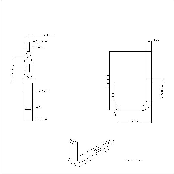 ATK-2PIN-R 2 RIGHT ANGLE PIN