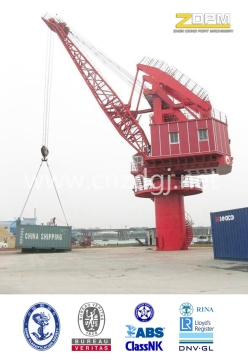 Feste Basis Portal Kran Hafen Kran Meer Krane