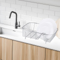 Chrome Steel Kitchen Dish Drainer Rack