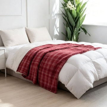 Cobertor elegante de camada dupla para vida moderna