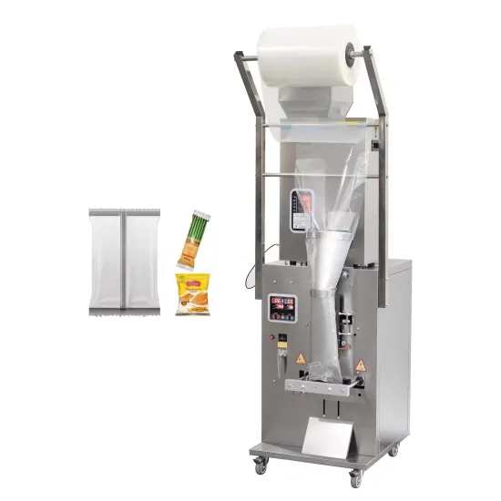 Vertical Pouch Packing Machine for Rice, Beans, Food Powders in Plastic and Paper Bags