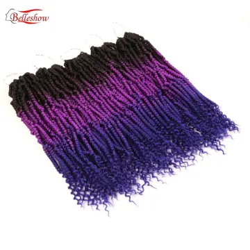 Hot sell 12inch Bomb Twist Crochet Braids Hair Extensions Spring Twist Curly Synthetic Braiding Hair 24strands Bomb Twist hair
