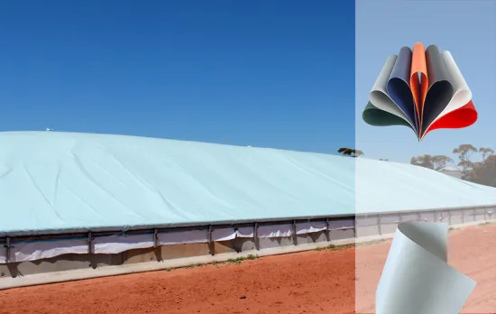 PVC Free Grain pile storage cover tarps