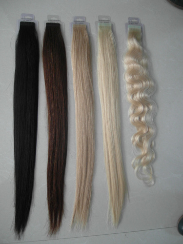 Wholesale Fashion Style Own Factory Brazilian Remy Human Hair PU Tape Hair Extension with Lower Price