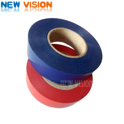 Green red white black yellow blue color rubber adhesive pvc duct tape