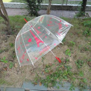 Customizable Apollo Shape Mushroom Umbrella with Logo - Single Use Transparency